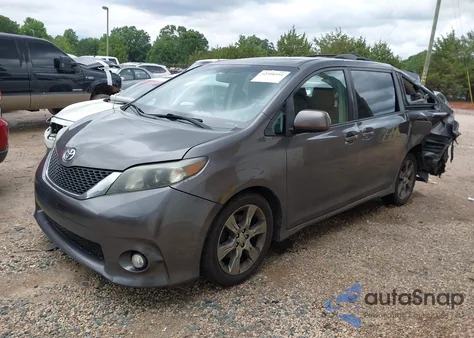 2012 Toyota Sienna Se 8 Passenger from USA, damaged, VIN 5TDXK3DC2CS235211